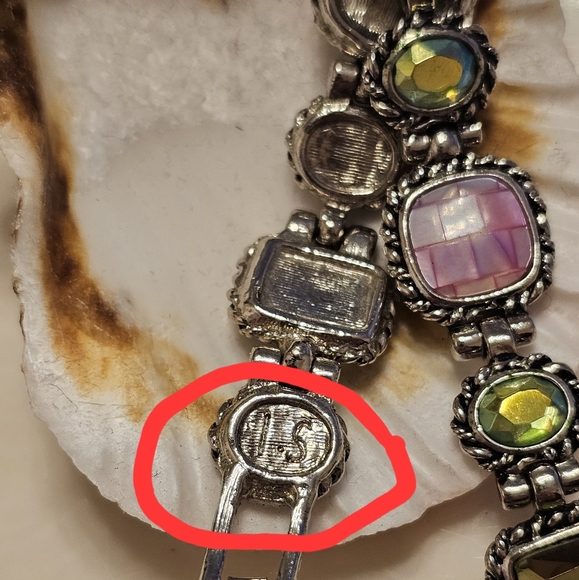 SET! 925 Pearl & Glass Bead Choker with Lia Sophia Granada Bracelet SET! - Picture 12 of 13